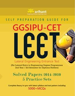 Arihant GGSIPU CET LEET (Lateral Engineering Entrance Test) Guide